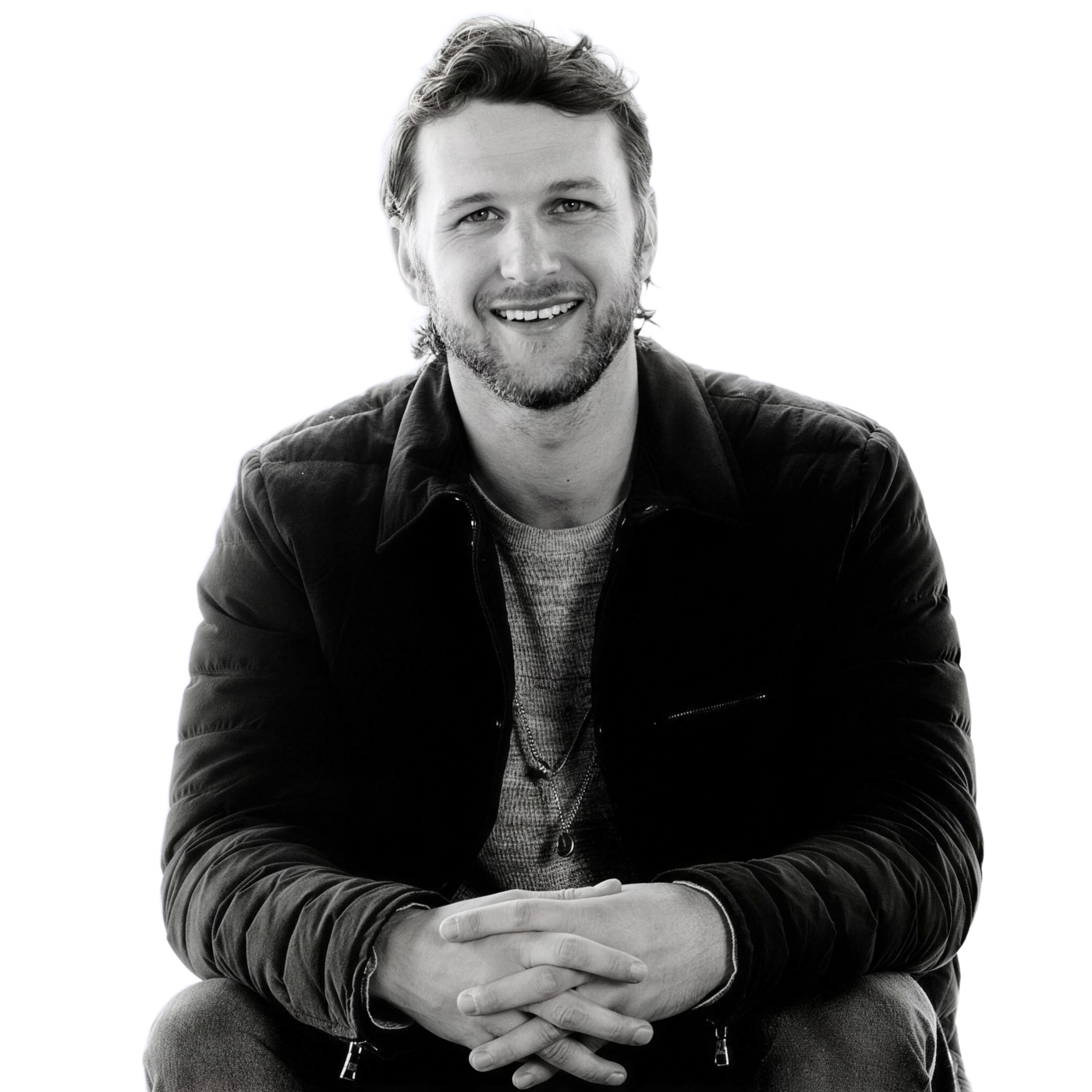 Black and white portrait of Jeremy, founder of All The Colors.